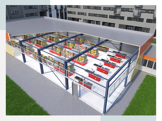 Строительство магазинов в Волхов от 628 руб. за м²