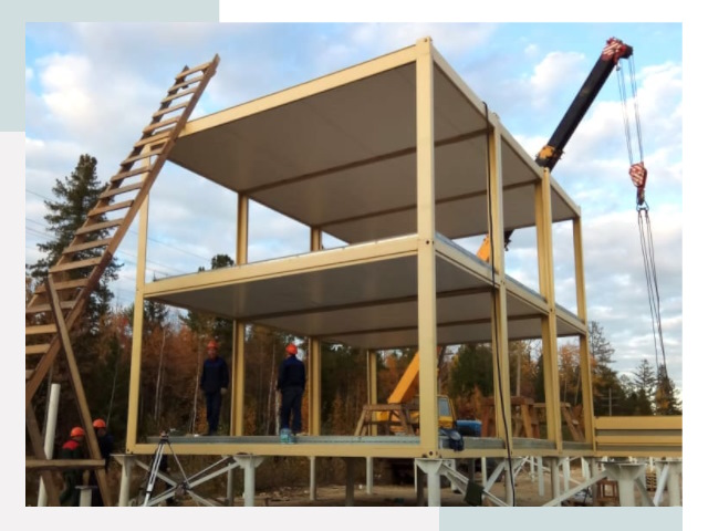 Строительство модульных здания Волхов