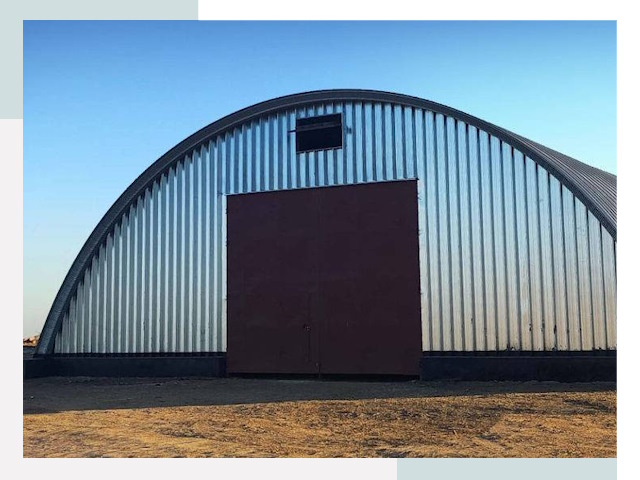 Арочные ангары в Волхове