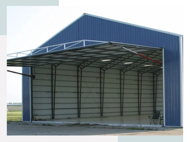 Прямо стенные ангары в Волхове