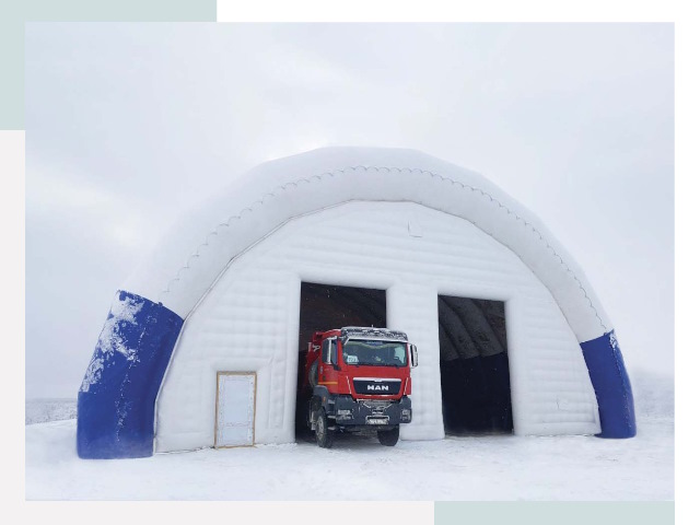 Мобильные ангары в Волхове