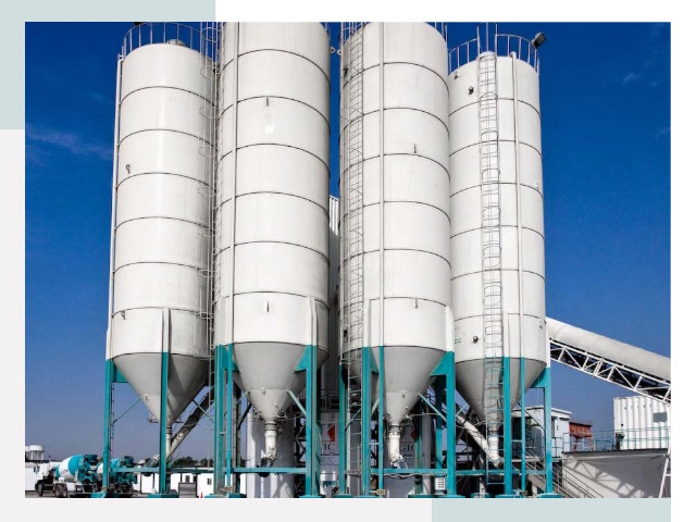 Строительство цементных силосов в Волхове