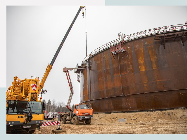 Монтаж резервуаров в Волхове от 628 руб. за м³