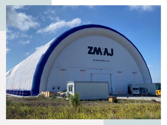 Брендирование ангаров в Волхове