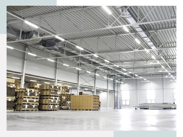 Освещение ангаров в Волхове