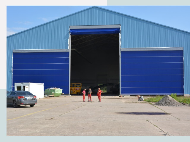 Ангарные ворота в Волхов от СтальСтрой-Влх по цене 628 руб.