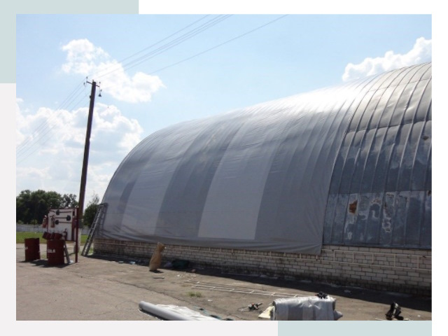 Ремонт ангаров в Волхове