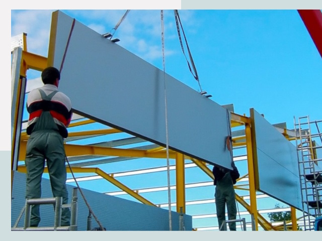 Монтаж сэндвич-панелей в Волхове от 628 руб.