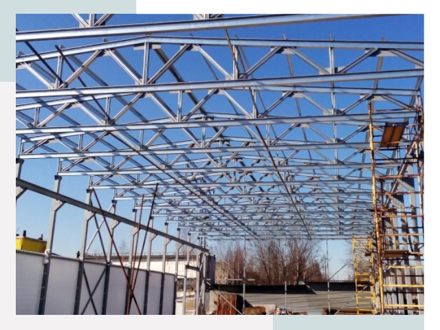 Металлокаркасы для складов в Волхове